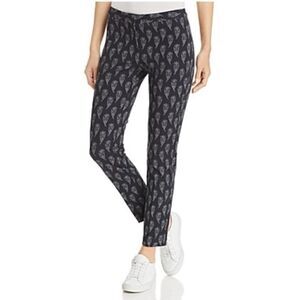 Size 2 Le Gali Fawn Printed Straight-Leg Pants